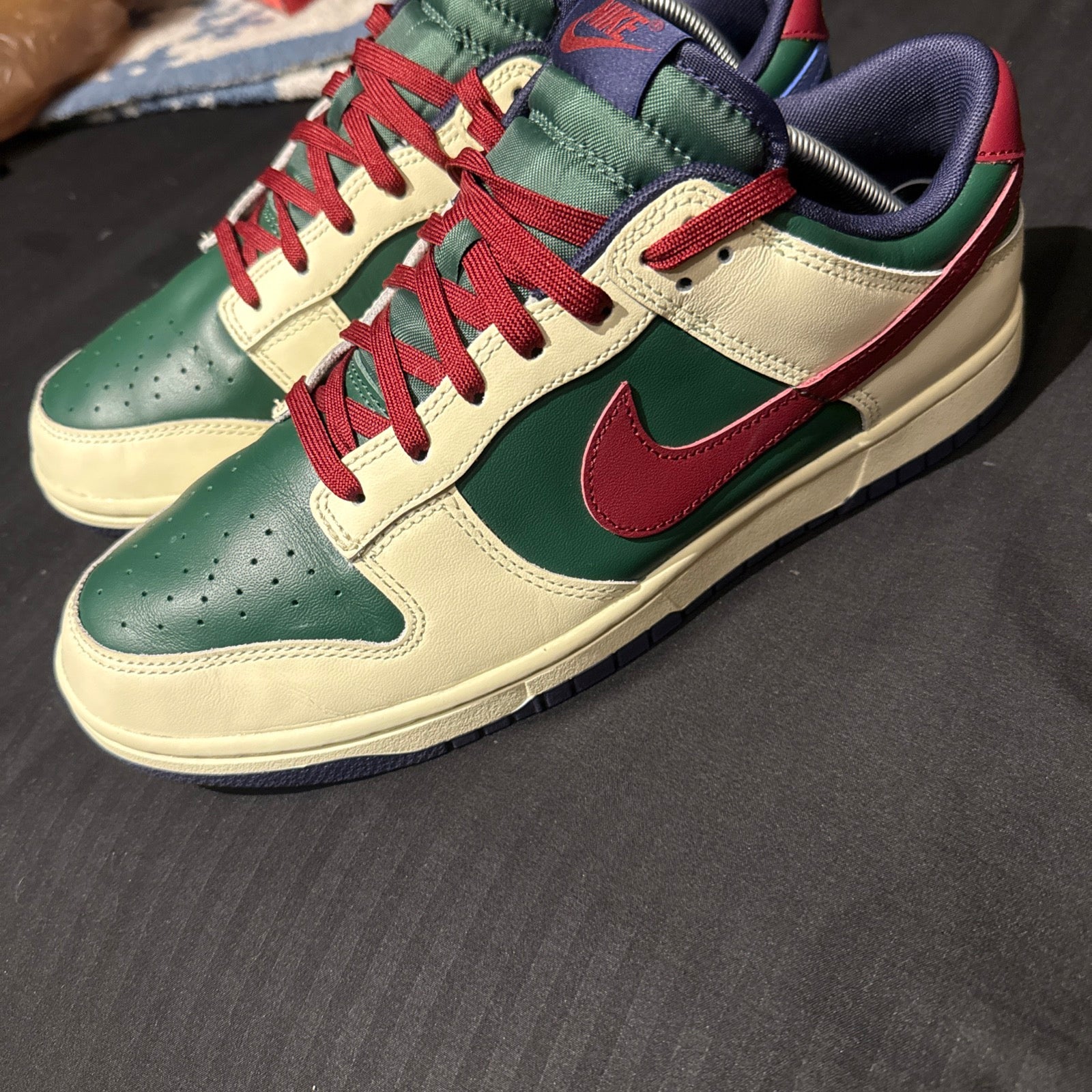 Nike Dunk Low Retro Gorge Green/Navy, Size 10 (From Nike To You)