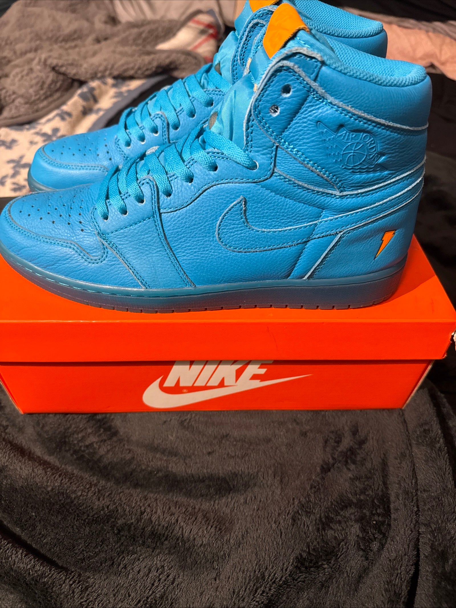 Air Jordan 1 Retro High OG G8RD Blue Lagoon Size 11.5 Men OG ALL! *CLEAN* RARE